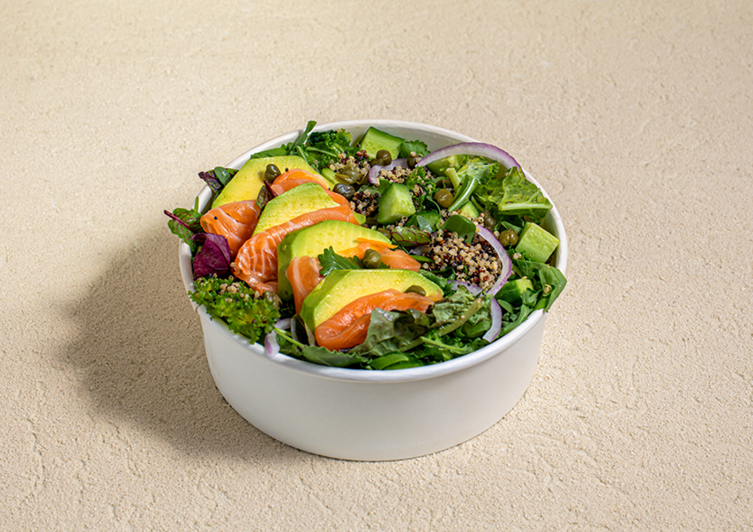 Salmon Quinoa Greens