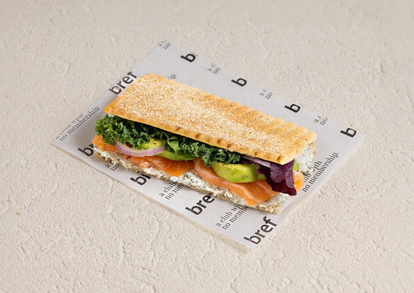 Herb Salmon Sandwich